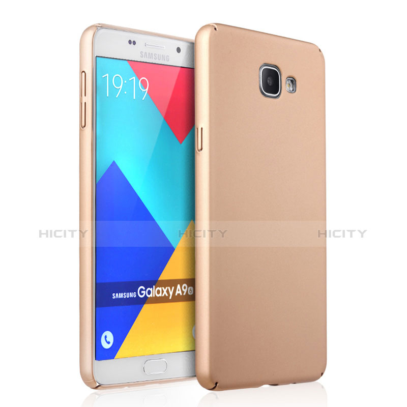 Custodia Plastica Rigida Opaca per Samsung Galaxy A9 Pro (2016) SM-A9100 Oro