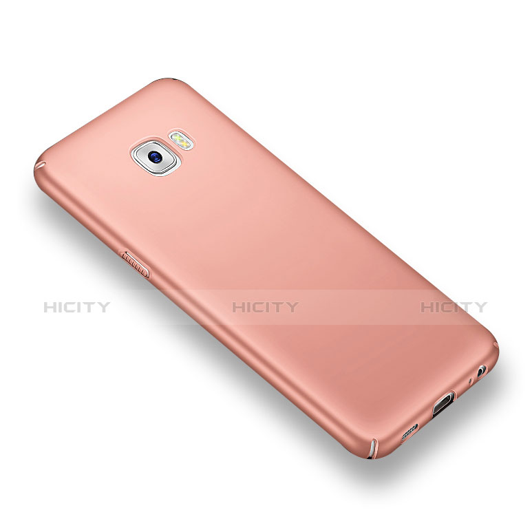 Custodia Plastica Rigida Opaca per Samsung Galaxy C5 Pro C5010 Oro Rosa