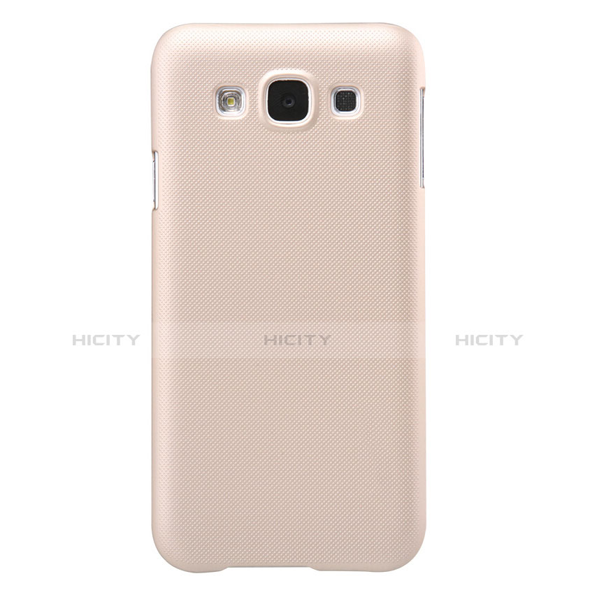 Custodia Plastica Rigida Opaca per Samsung Galaxy E5 SM-E500F E500H Oro