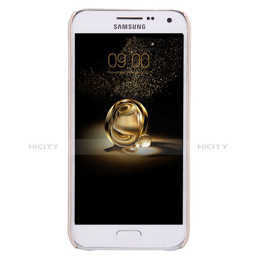 Custodia Plastica Rigida Opaca per Samsung Galaxy E5 SM-E500F E500H Oro