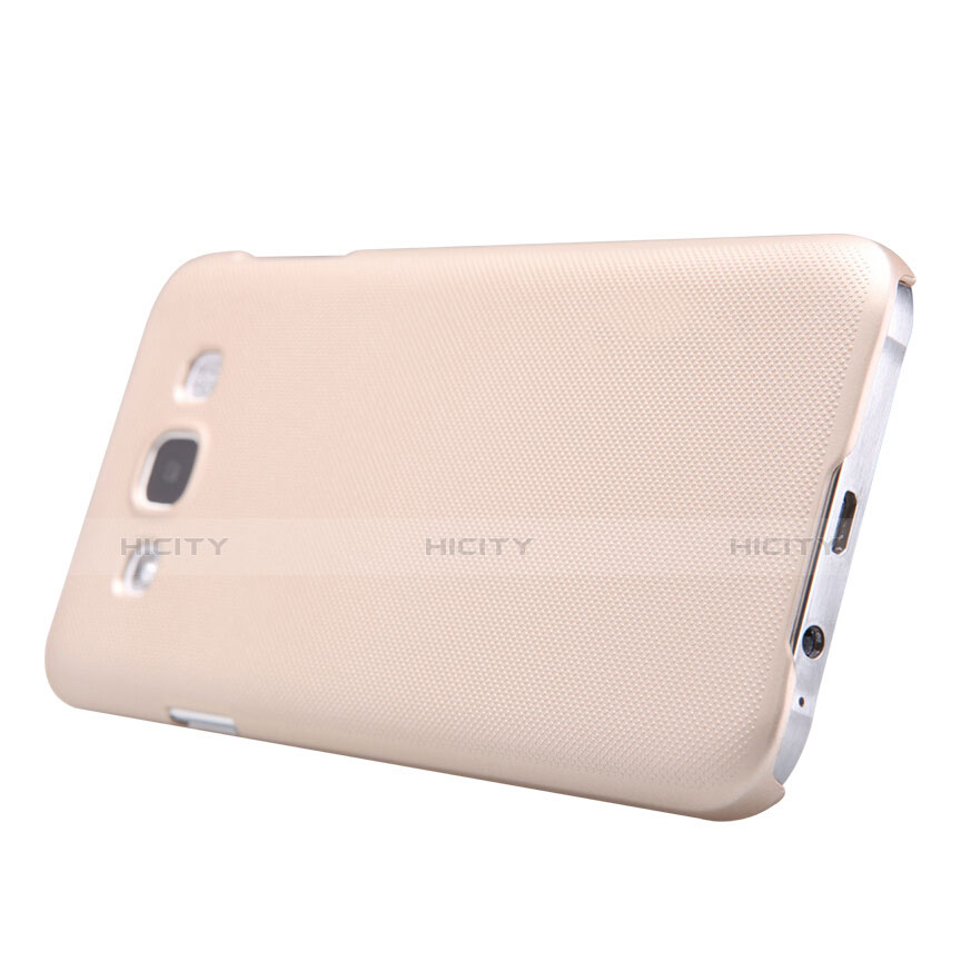 Custodia Plastica Rigida Opaca per Samsung Galaxy E5 SM-E500F E500H Oro