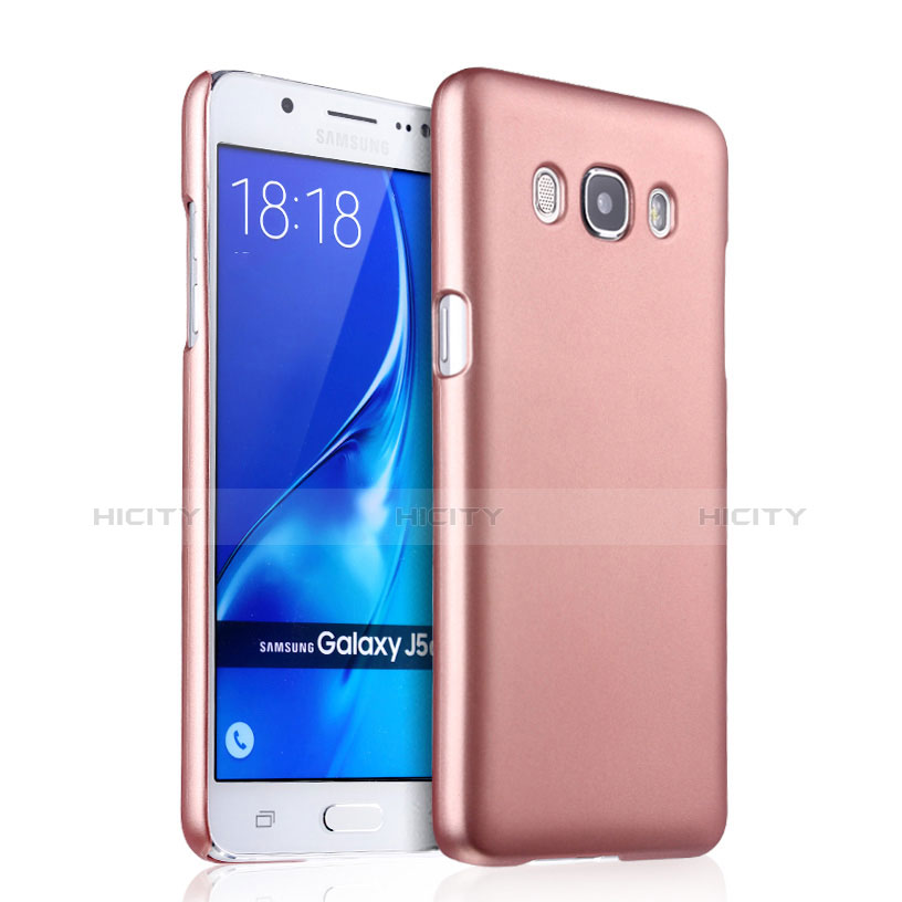 Custodia Plastica Rigida Opaca per Samsung Galaxy J5 Duos (2016) Oro Rosa