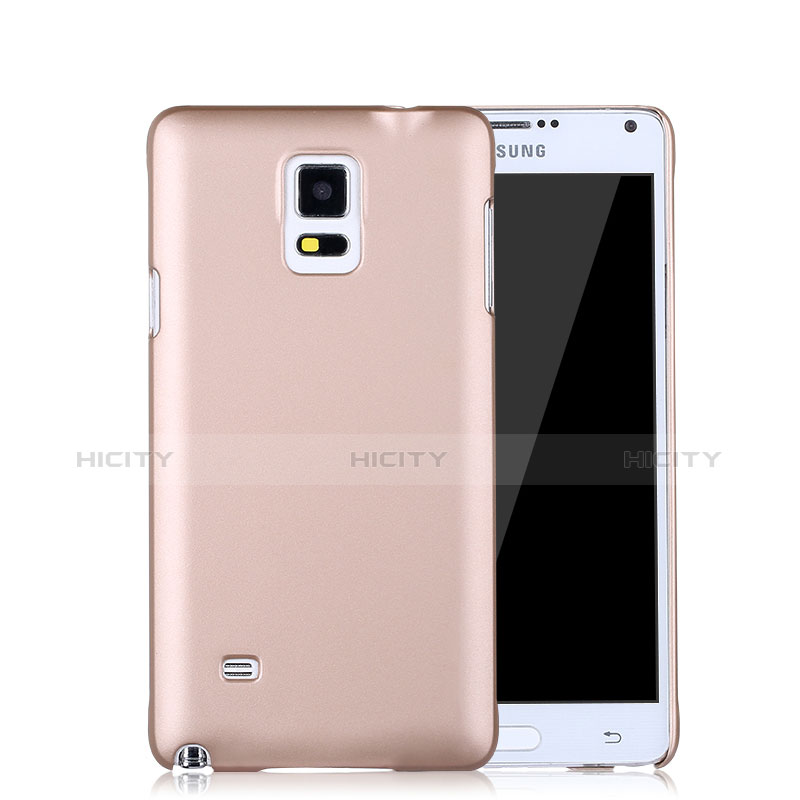 Custodia Plastica Rigida Opaca per Samsung Galaxy Note 4 Duos N9100 Dual SIM Oro Rosa