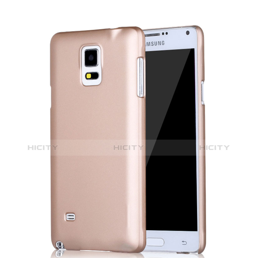 Custodia Plastica Rigida Opaca per Samsung Galaxy Note 4 Duos N9100 Dual SIM Oro Rosa