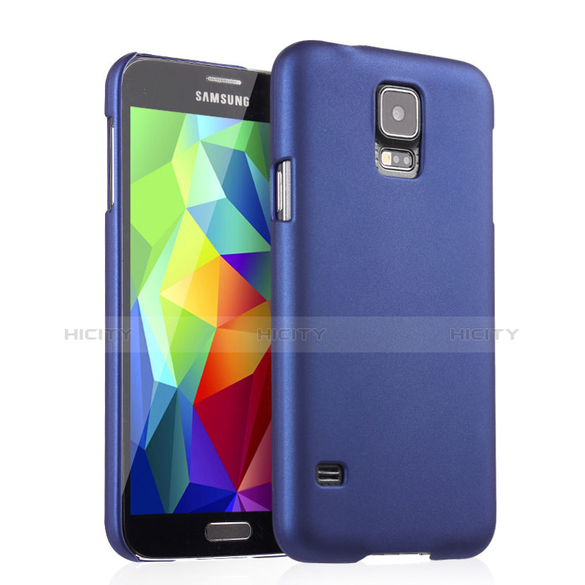 Custodia Plastica Rigida Opaca per Samsung Galaxy S5 Duos Plus Blu