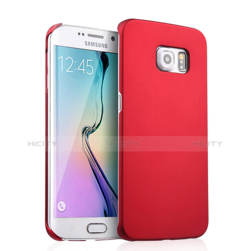 Custodia Plastica Rigida Opaca per Samsung Galaxy S6 Edge SM-G925 Rosso