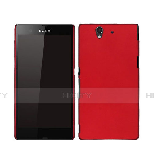 Custodia Plastica Rigida Opaca per Sony Xperia Z L36h Rosso