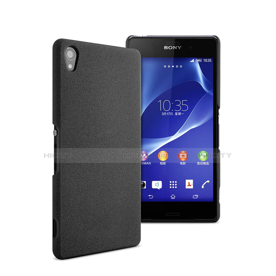 Custodia Plastica Rigida Opaca per Sony Xperia Z2 Nero