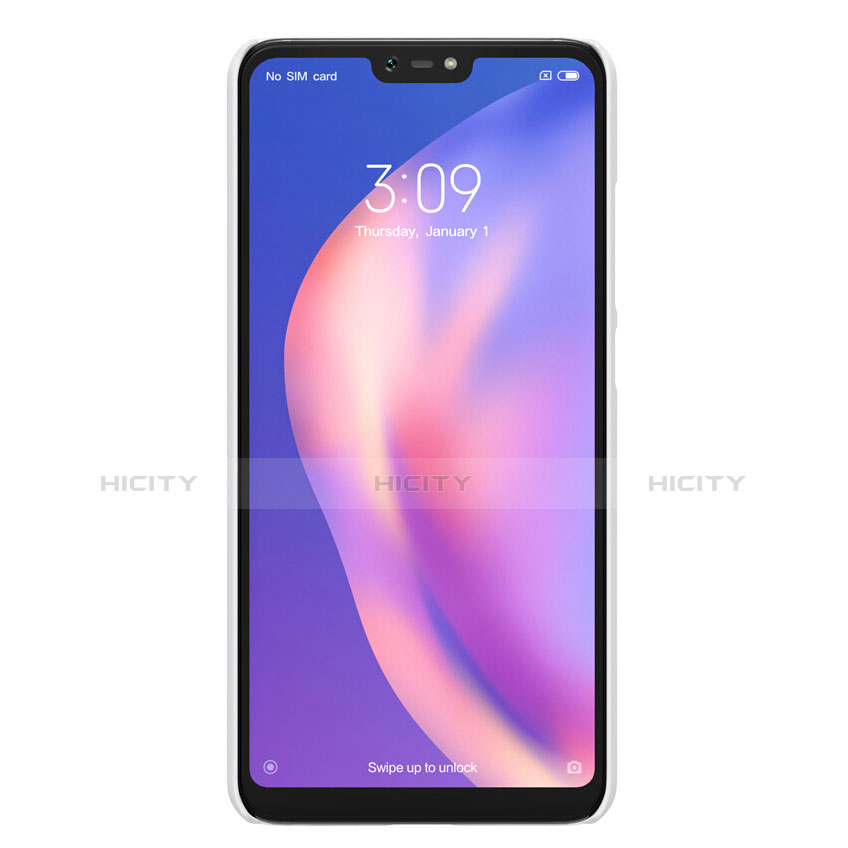 Custodia Plastica Rigida Opaca per Xiaomi Mi 8 Lite Bianco