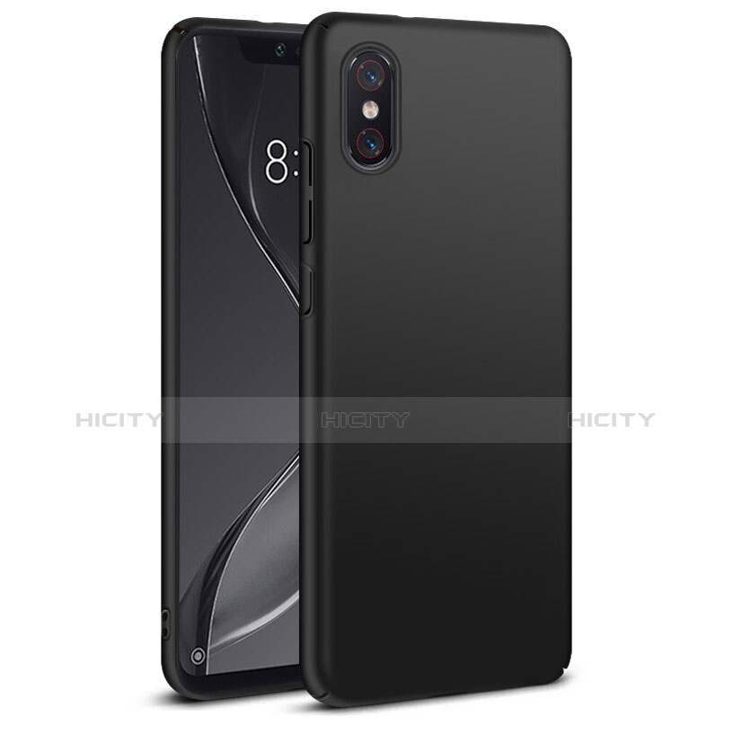 Custodia Plastica Rigida Opaca per Xiaomi Mi 8 Screen Fingerprint Edition Nero