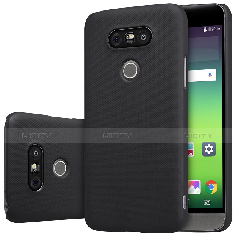 Custodia Plastica Rigida Opaca R01 per LG G5 Nero