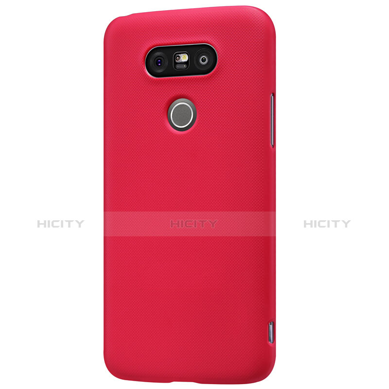 Custodia Plastica Rigida Opaca R01 per LG G5 Rosso