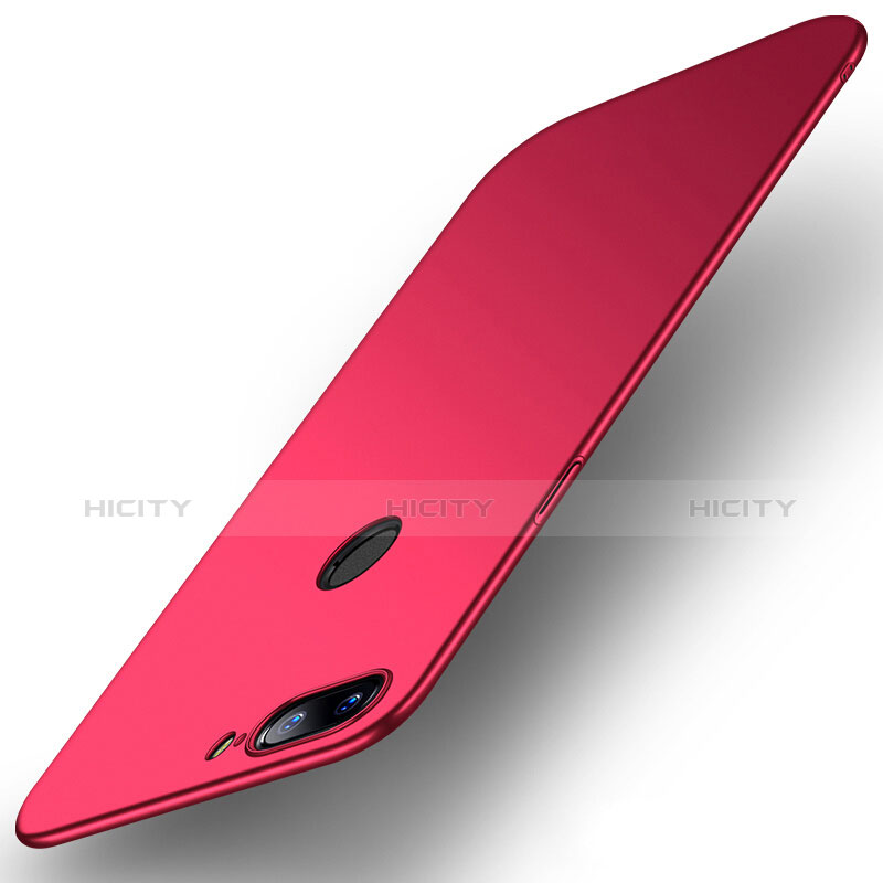 Custodia Plastica Rigida Opaca R02 per OnePlus 5T A5010 Rosso