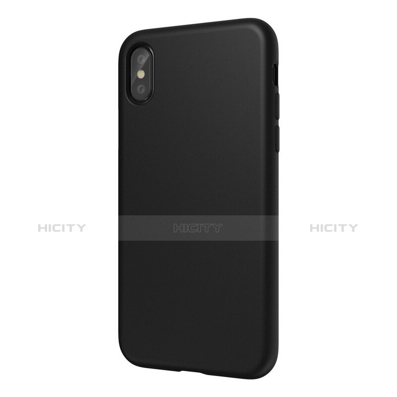 Custodia Plastica Rigida Opaca S01 per Apple iPhone Xs Max Nero