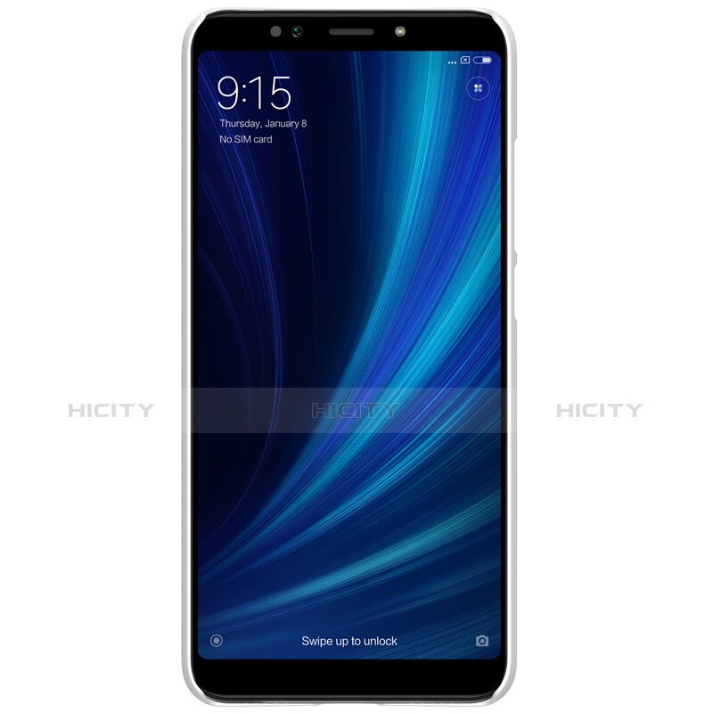 Custodia Plastica Rigida Perforato M01 per Xiaomi Mi A2 Bianco