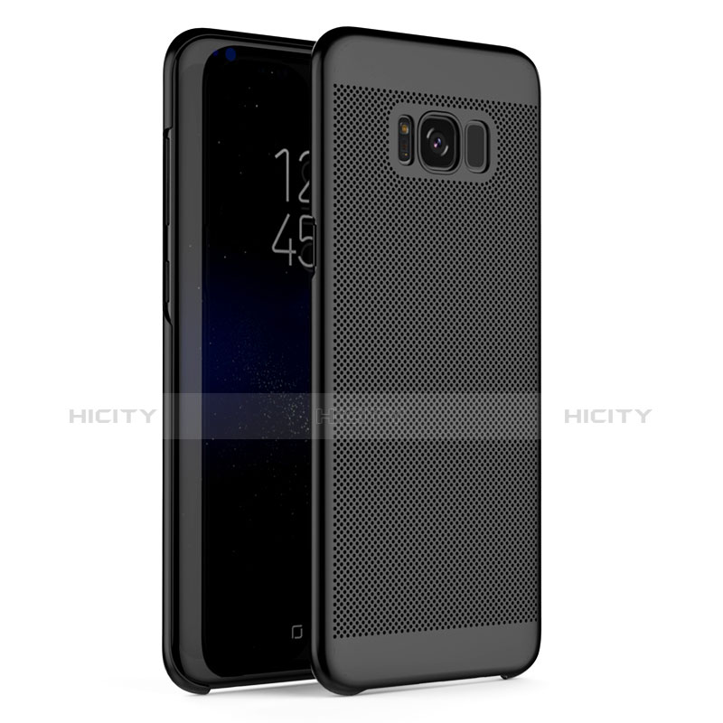 Custodia Plastica Rigida Perforato per Samsung Galaxy S8 Nero