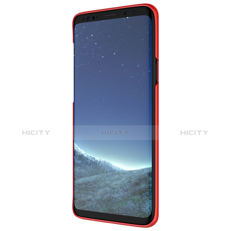 Custodia Plastica Rigida Perforato per Samsung Galaxy S9 Plus Rosso