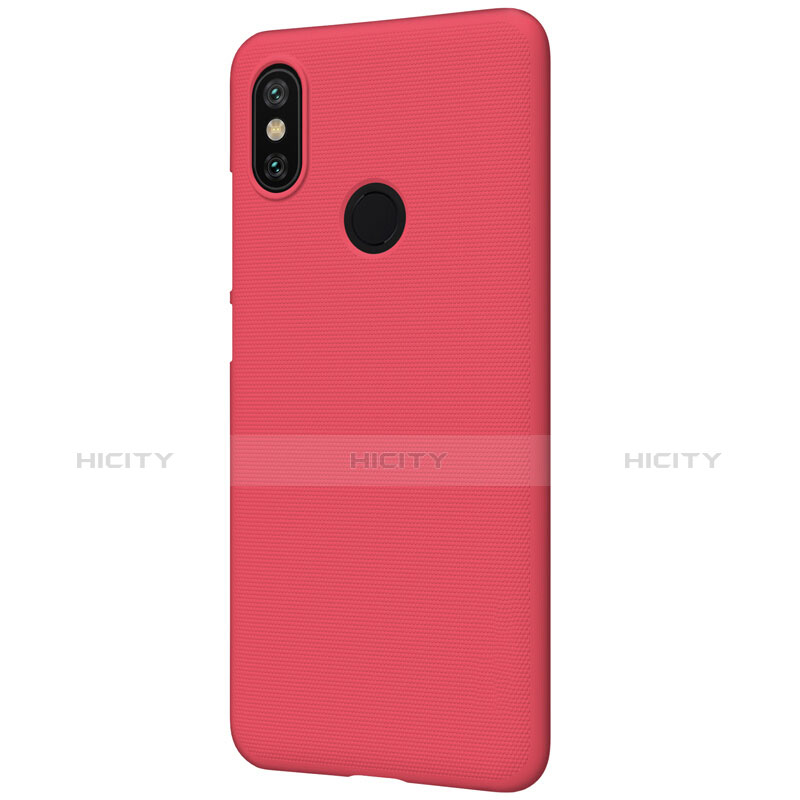 Custodia Plastica Rigida Perforato per Xiaomi Mi 6X Rosso