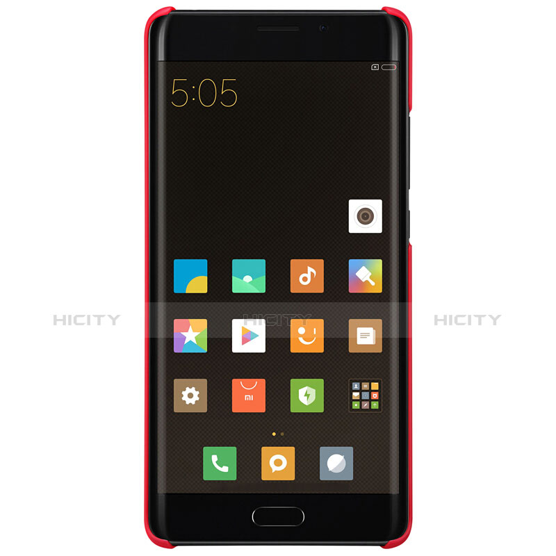 Custodia Plastica Rigida Perforato per Xiaomi Mi Note 2 Special Edition Rosso