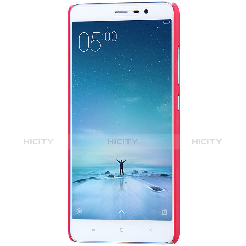 Custodia Plastica Rigida Perforato per Xiaomi Redmi Note 3 Pro Rosso