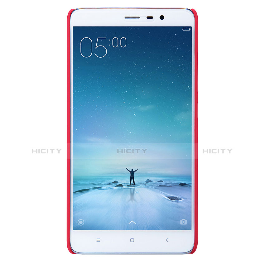 Custodia Plastica Rigida Perforato per Xiaomi Redmi Note 3 Rosso