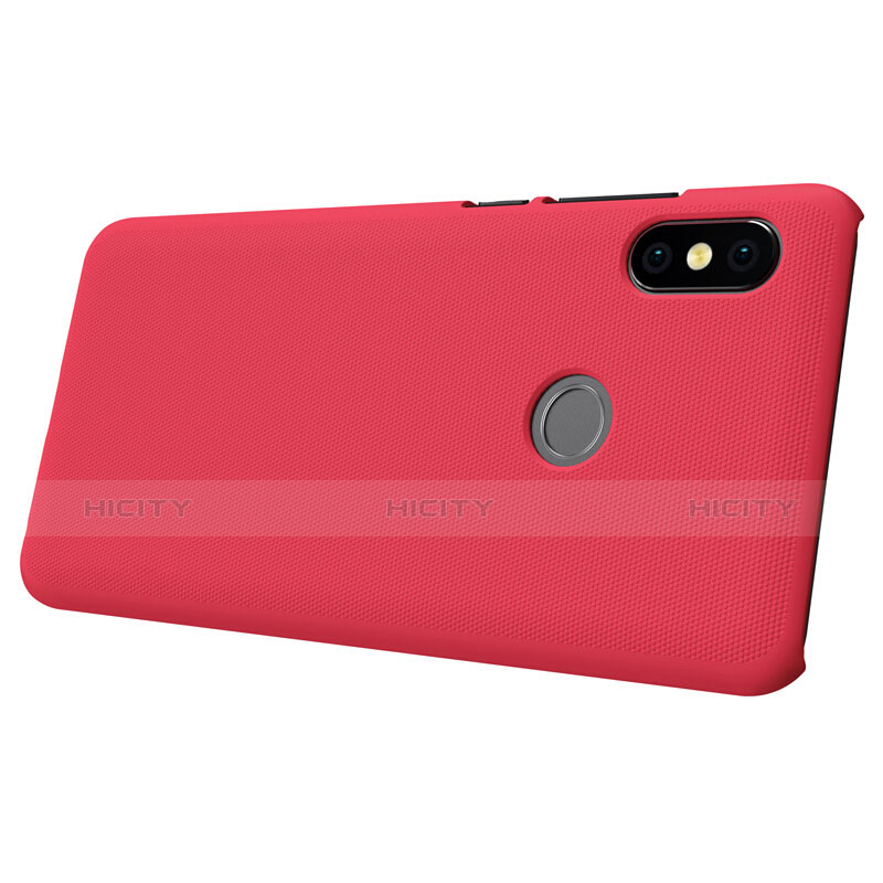 Custodia Plastica Rigida Perforato per Xiaomi Redmi Note 5 AI Dual Camera Rosso