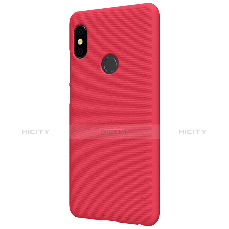 Custodia Plastica Rigida Perforato per Xiaomi Redmi Note 5 Rosso