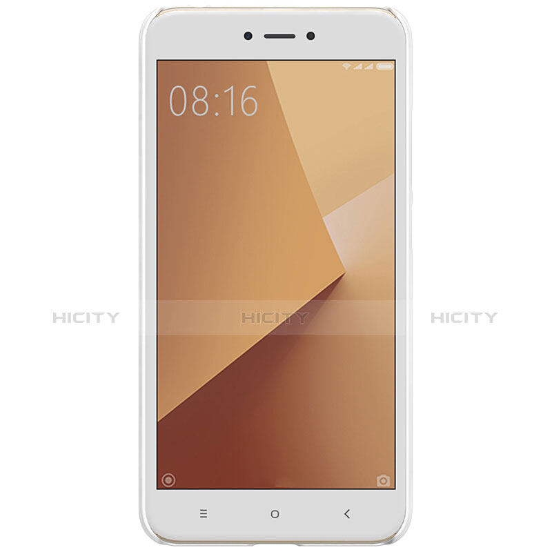 Custodia Plastica Rigida Perforato per Xiaomi Redmi Note 5A Standard Edition Bianco