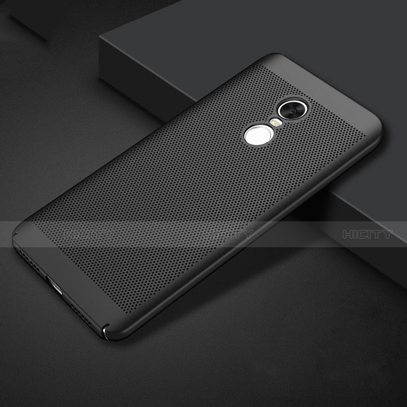 Custodia Plastica Rigida Perforato R01 per Xiaomi Redmi Note 4X High Edition Nero