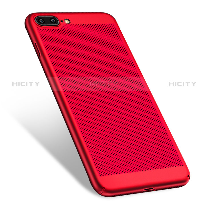 Custodia Plastica Rigida Perforato W01 per Apple iPhone 8 Plus Rosso