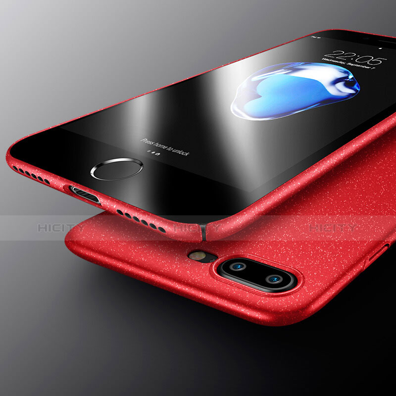 Custodia Plastica Rigida Sabbie Mobili per Apple iPhone 7 Plus Rosso