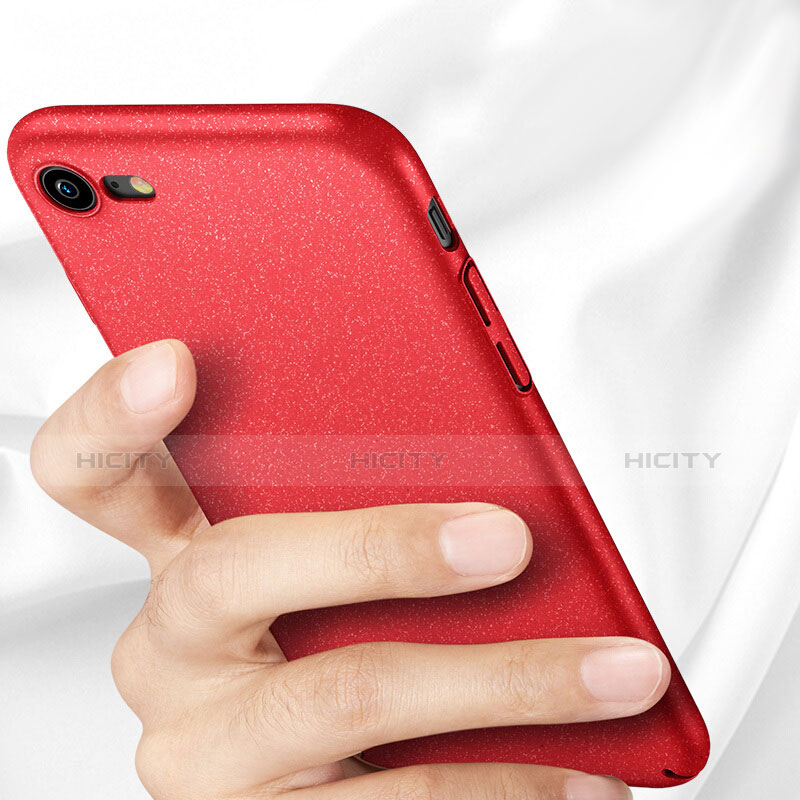 Custodia Plastica Rigida Sabbie Mobili per Apple iPhone 7 Rosso