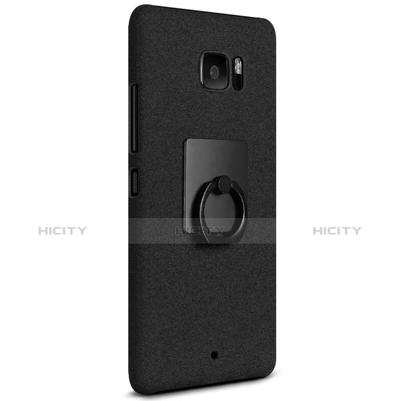 Custodia Plastica Rigida Sabbie Mobili per HTC U Ultra Nero