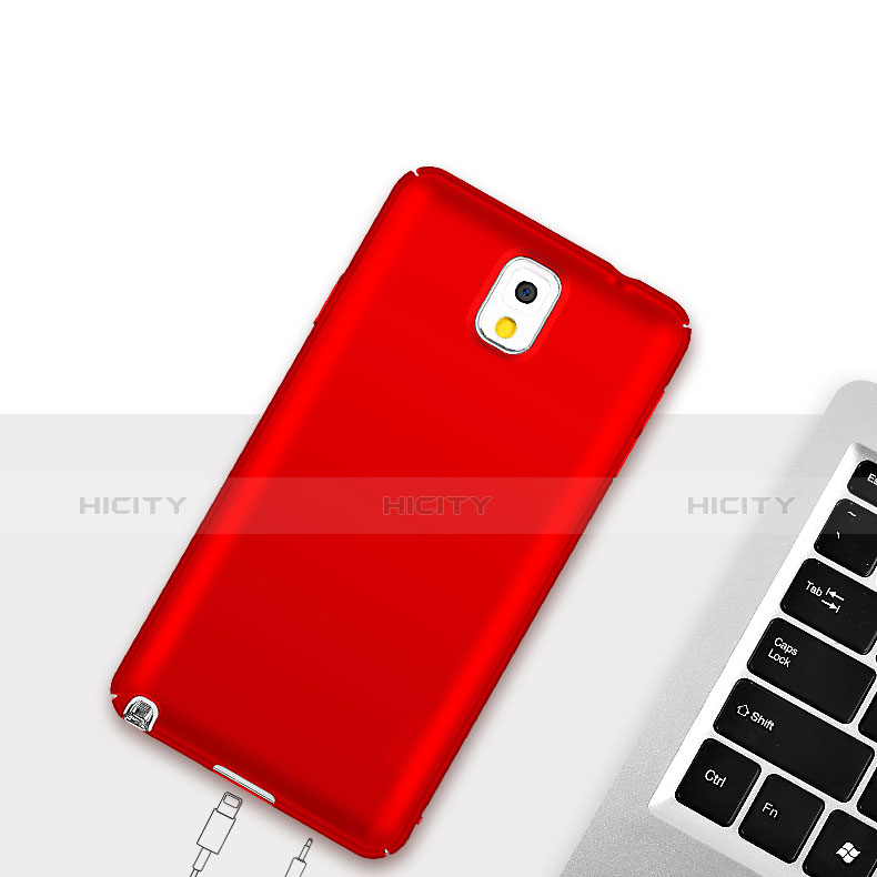 Custodia Plastica Rigida Sabbie Mobili per Samsung Galaxy Note 3 N9000 Rosso