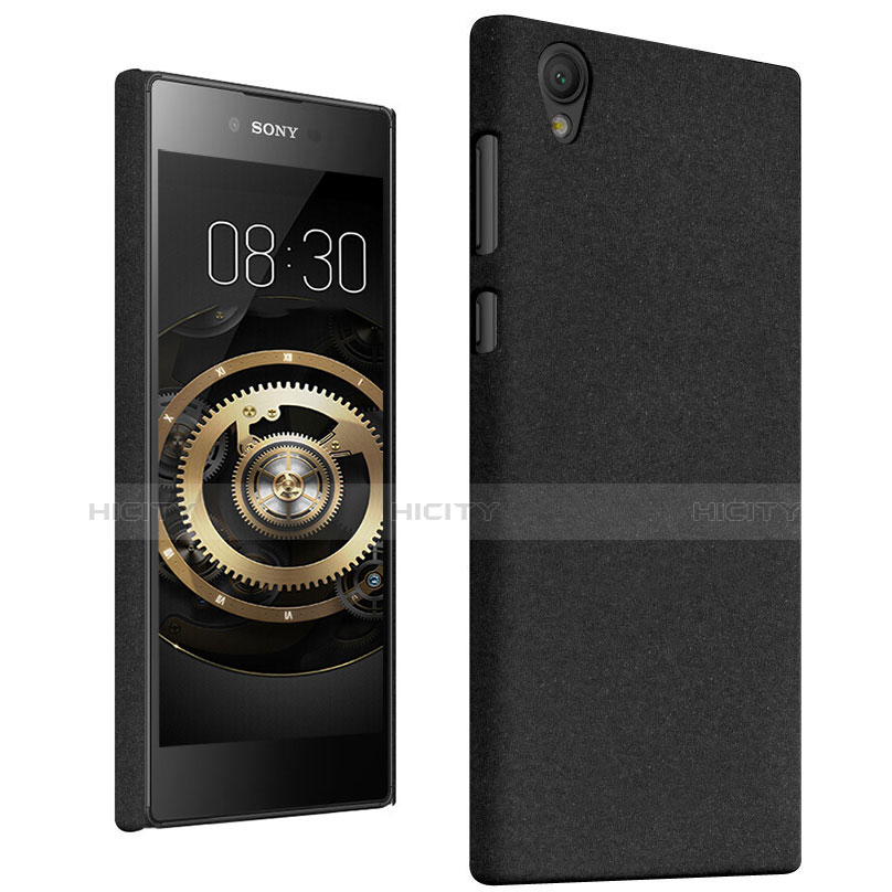 Custodia Plastica Rigida Sabbie Mobili per Sony Xperia L1 Nero