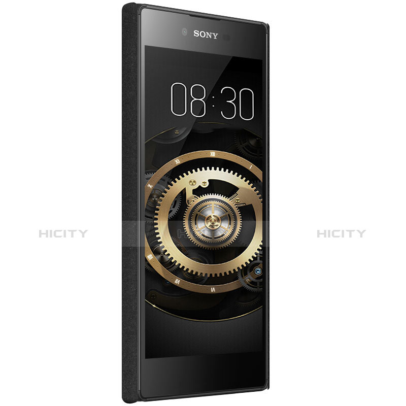 Custodia Plastica Rigida Sabbie Mobili per Sony Xperia L1 Nero