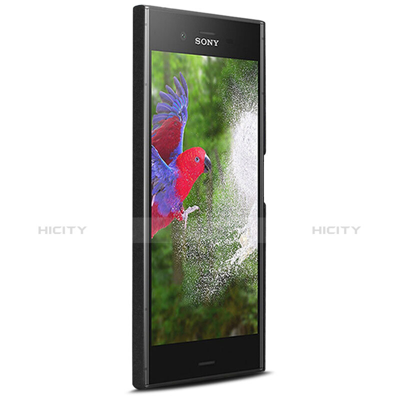 Custodia Plastica Rigida Sabbie Mobili per Sony Xperia XZ1 Nero