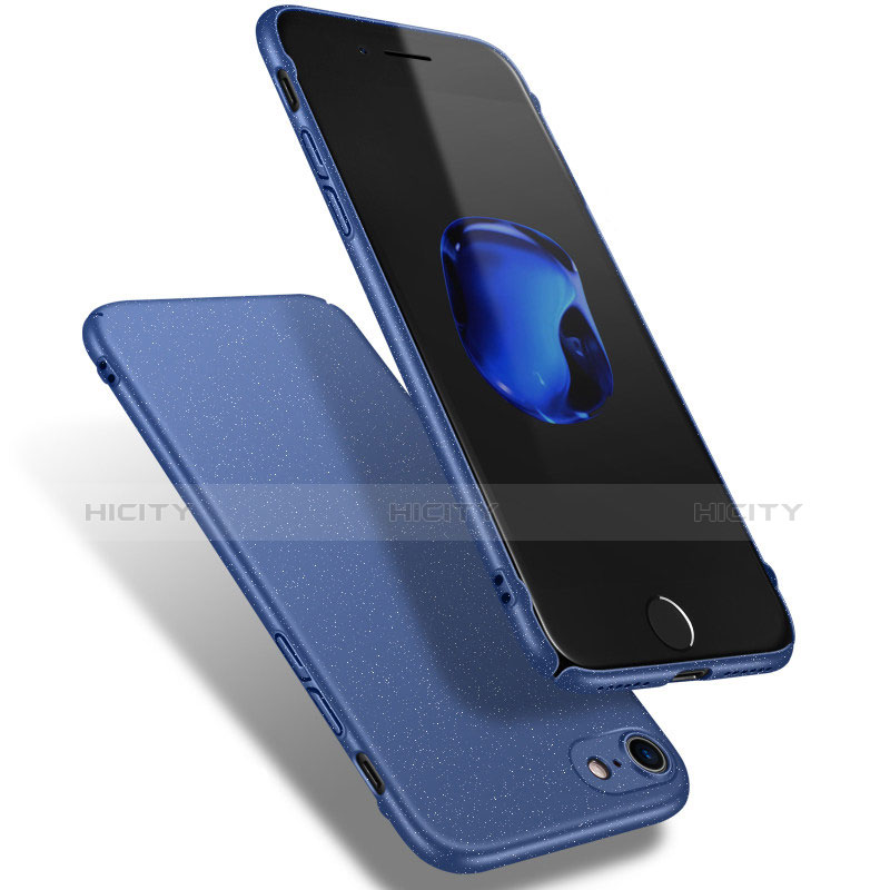 Custodia Plastica Rigida Sabbie Mobili Q02 per Apple iPhone 8 Blu