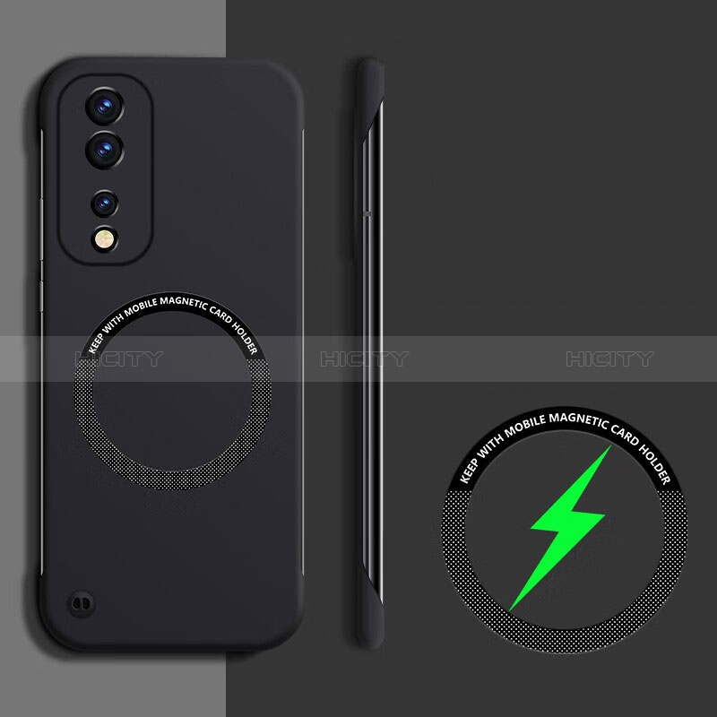 Custodia Plastica Rigida Senza Cornice Cover Opaca con Mag-Safe Magnetic per Huawei Honor 80 GT 5G Nero