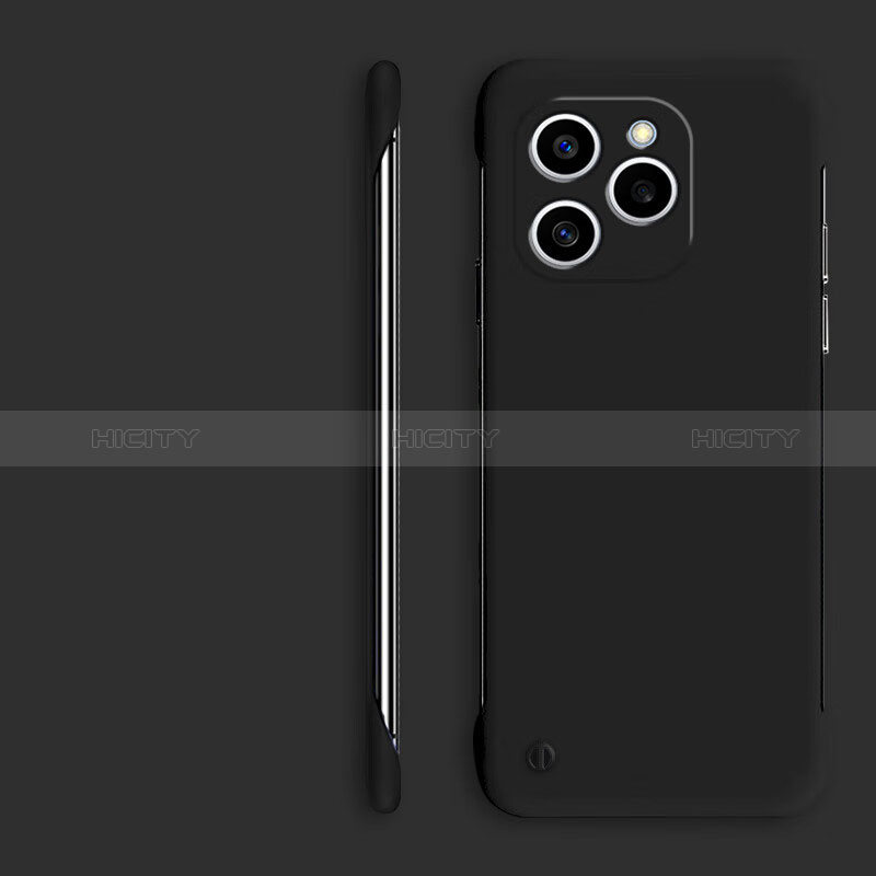 Custodia Plastica Rigida Senza Cornice Cover Opaca P01 per Huawei Honor 60 SE 5G Nero