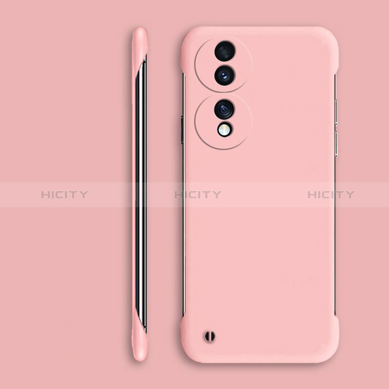 Custodia Plastica Rigida Senza Cornice Cover Opaca P01 per Huawei Honor 70 5G Oro Rosa