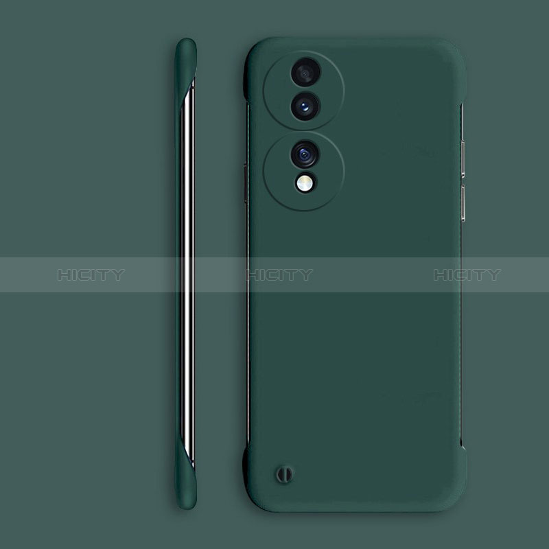 Custodia Plastica Rigida Senza Cornice Cover Opaca P01 per Huawei Honor 70 5G Verde