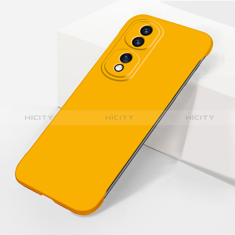 Custodia Plastica Rigida Senza Cornice Cover Opaca P01 per Huawei Honor 80 Pro 5G Giallo