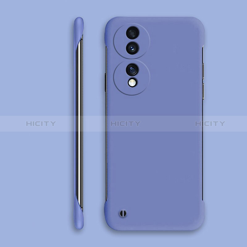 Custodia Plastica Rigida Senza Cornice Cover Opaca P01 per Huawei Honor X7b Grigio Lavanda