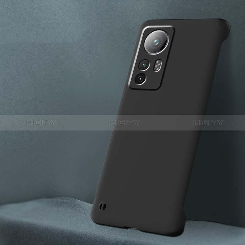 Custodia Plastica Rigida Senza Cornice Cover Opaca P01 per Xiaomi Redmi Note 12S Nero