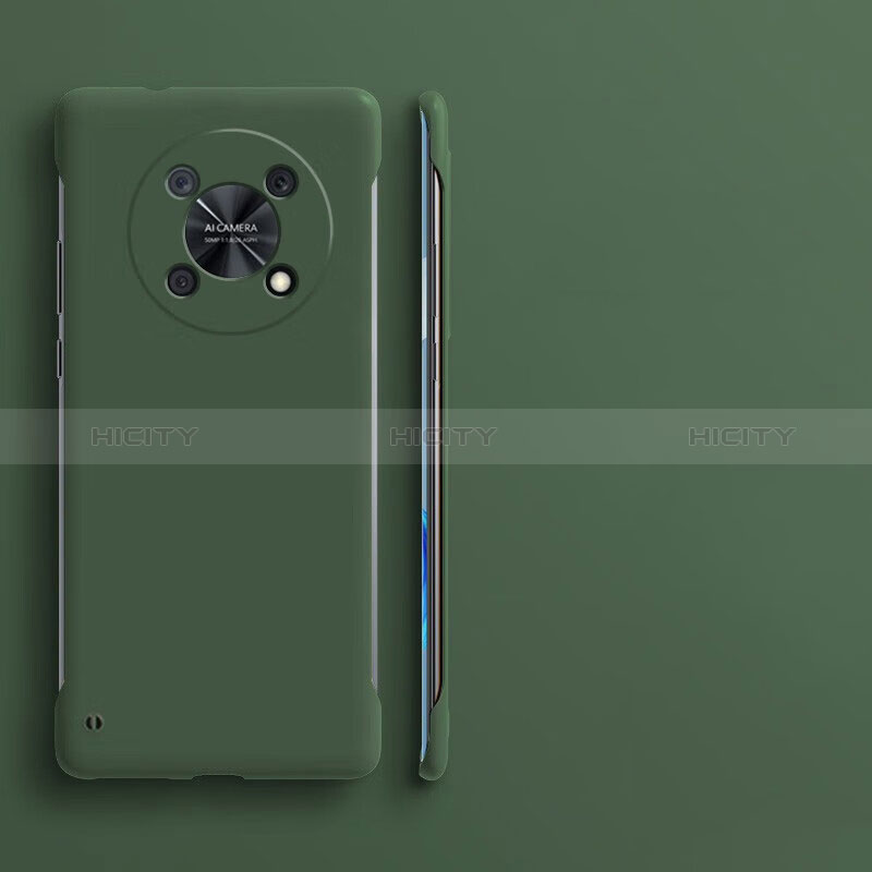 Custodia Plastica Rigida Senza Cornice Cover Opaca per Huawei Enjoy 50 Pro Verde Notte