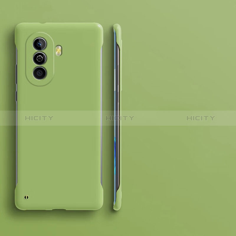 Custodia Plastica Rigida Senza Cornice Cover Opaca per Huawei Enjoy 50 Verde Pastello