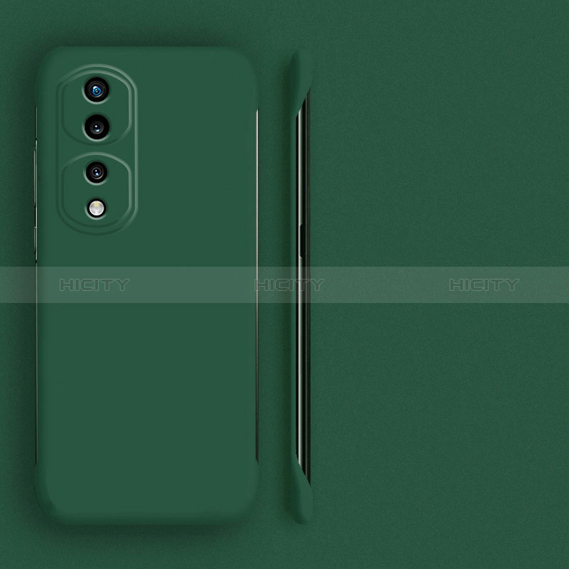 Custodia Plastica Rigida Senza Cornice Cover Opaca per Huawei Honor 80 Pro 5G Verde Notte