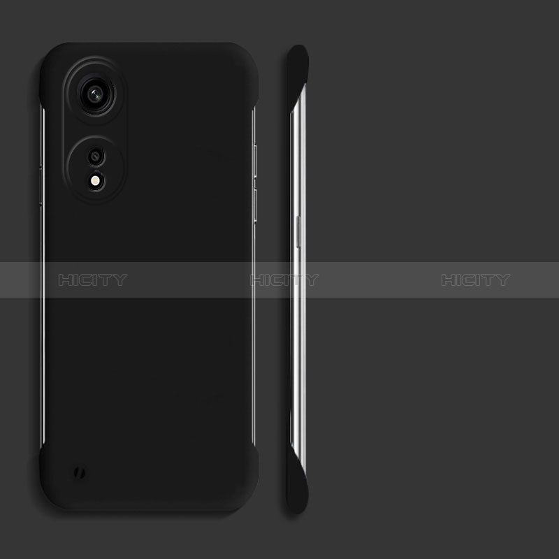 Custodia Plastica Rigida Senza Cornice Cover Opaca per Huawei Honor X5 Plus Nero