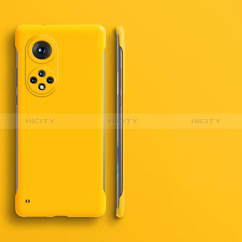 Custodia Plastica Rigida Senza Cornice Cover Opaca per Huawei Nova 9 Giallo